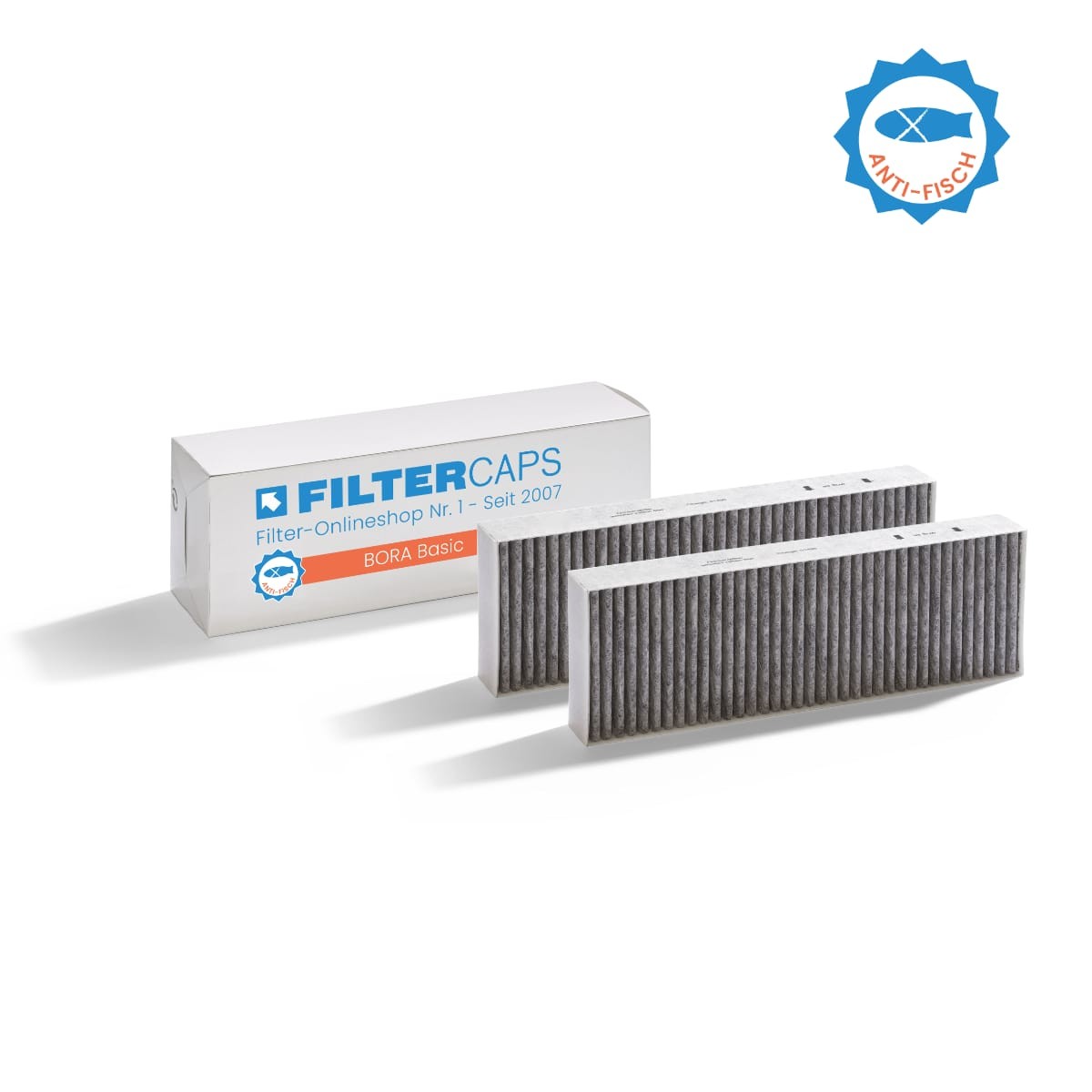 Bora Basic - Aktivkohle Dunstabzugshaube Ersatzfilter-Set 2 St&uuml;ck - Premium von FILTERCAPS