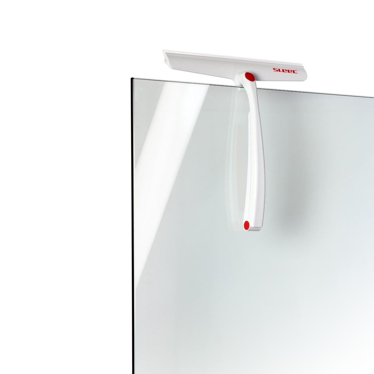 SLEEC Cleanline 360&deg; Duschabzieher lang Rot/Weiss