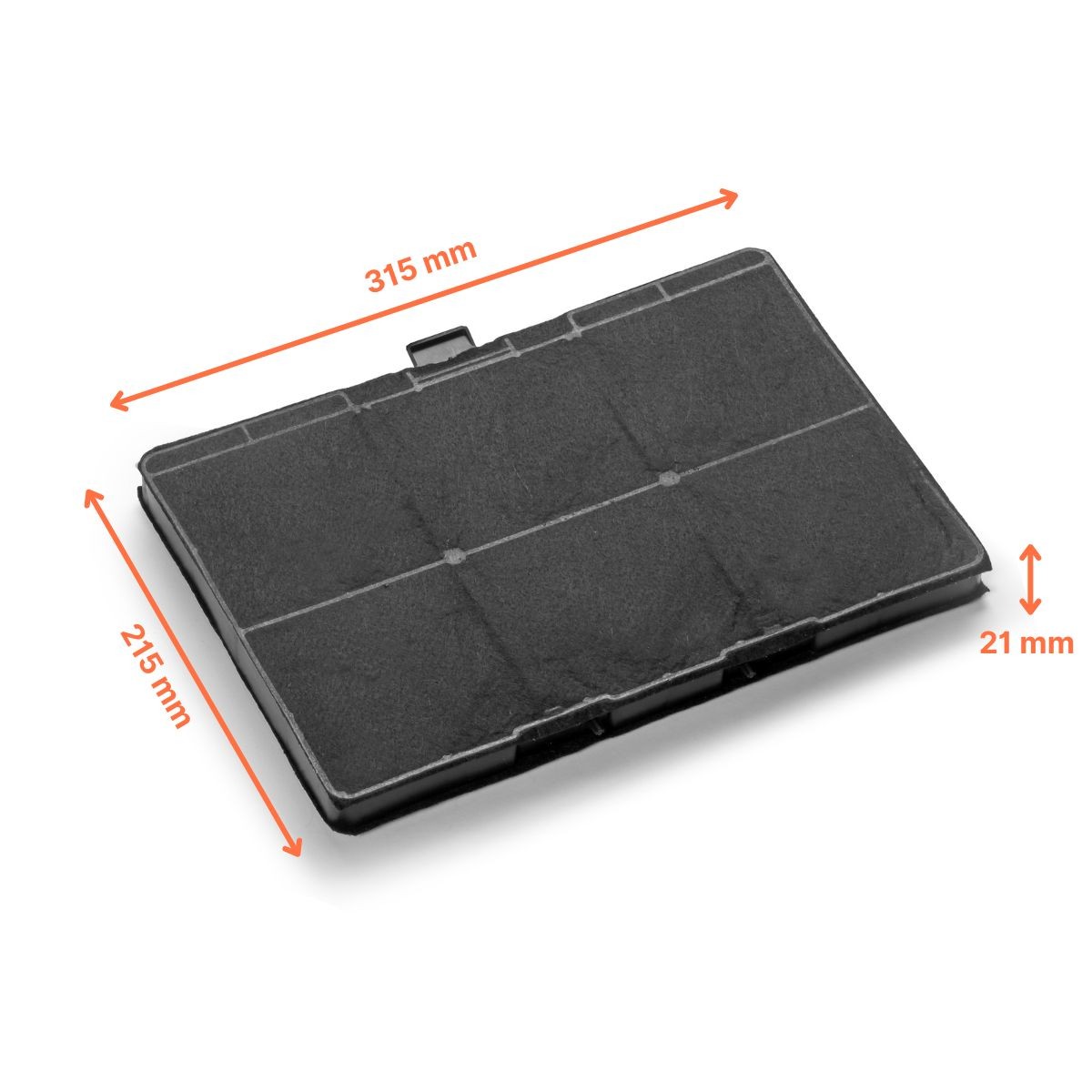 Aktivkohlefilter 11026771, Ersatz von FILTERCAPS, passend f&uuml;r Blaupunkt-Ger&auml;te
