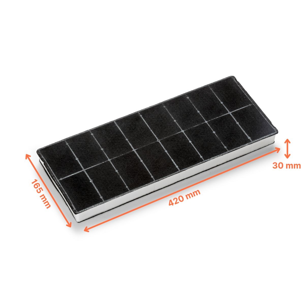 Aktivkohlefilter 296178/00296178, Ersatz von FILTERCAPS, passend für Neff-Geräte