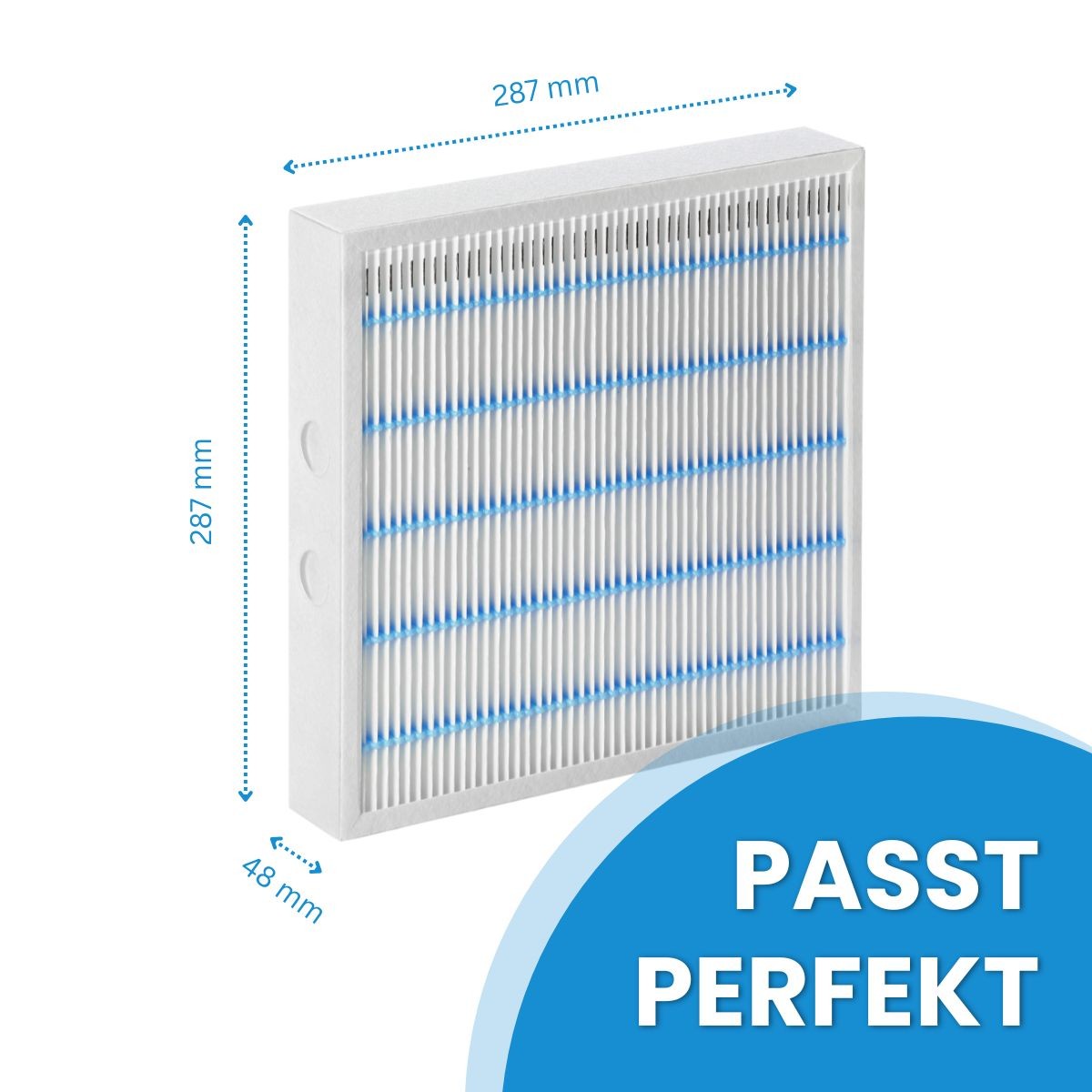 Ersatzfilter F7 - Außenfilterbox 287x287x44