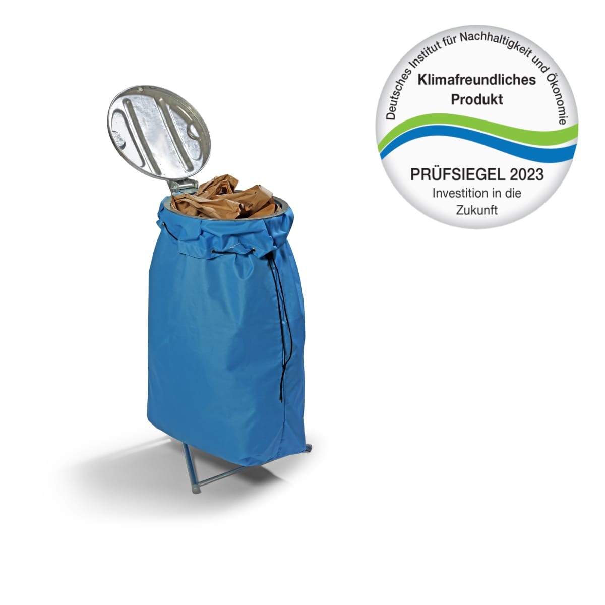 Wiederverwendbarer M&uuml;llbeutel 120L gr&uuml;n