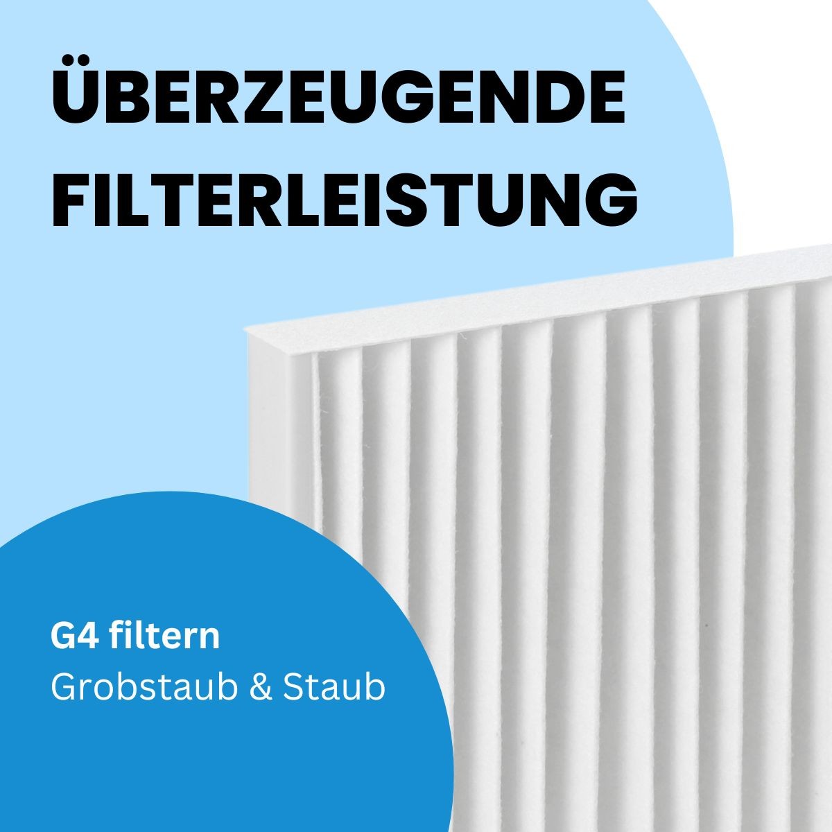 Paul Iso-Defrosterheizung DN160-2000W - Ersatzfilter 1x G4