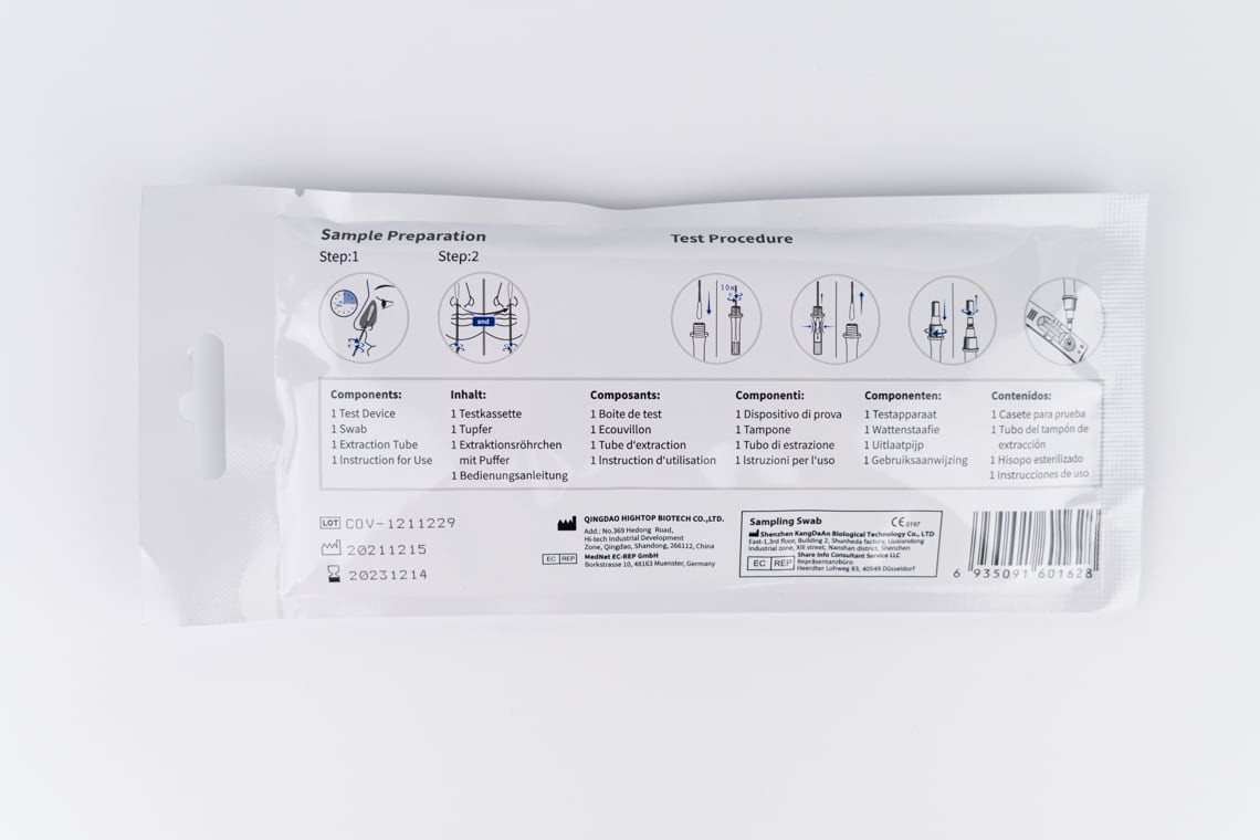 Hightop Laien Schnelltest 1er Pack