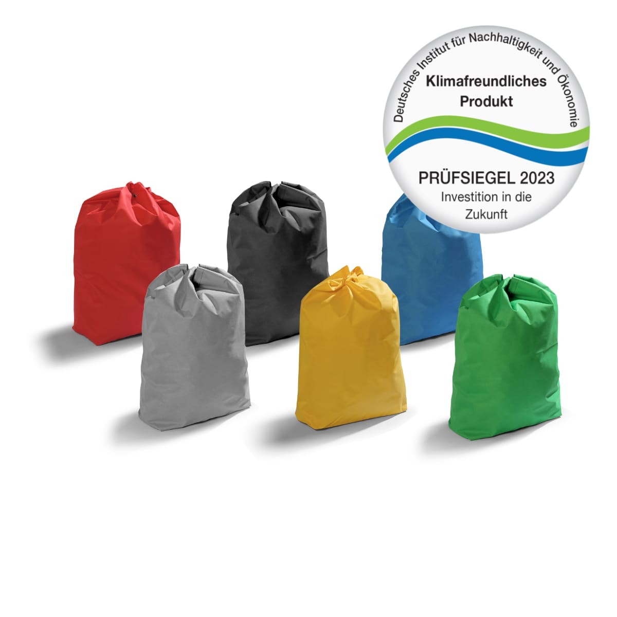 Wiederverwendbarer M&uuml;llbeutel 60L rot