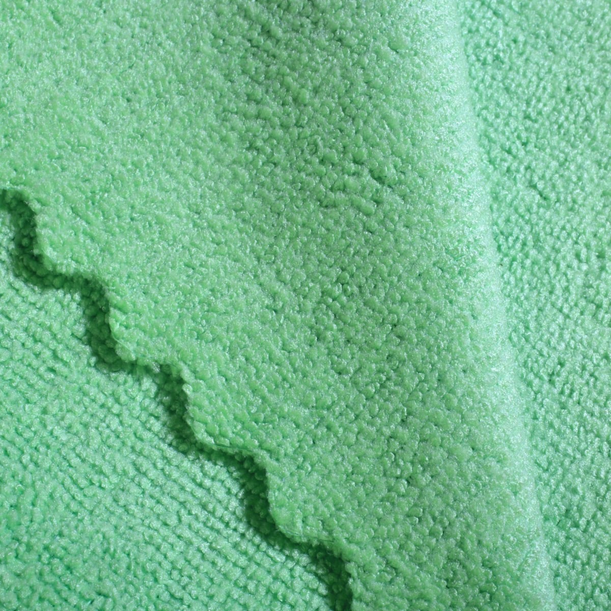 Mikrofaser Reinigungstuch mit Lasercut Gr&uuml;n