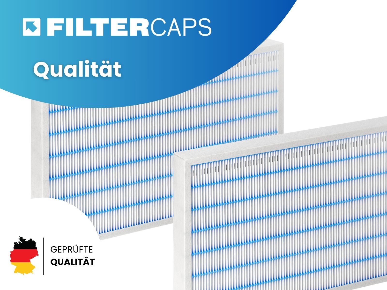 Filter passend für AEREX Reco-Boxx 3000 ZX-GF, 3500 ZX-GF - Ersatzfilter-Set 2x F7 Zuluft, 2x G4 Abluft