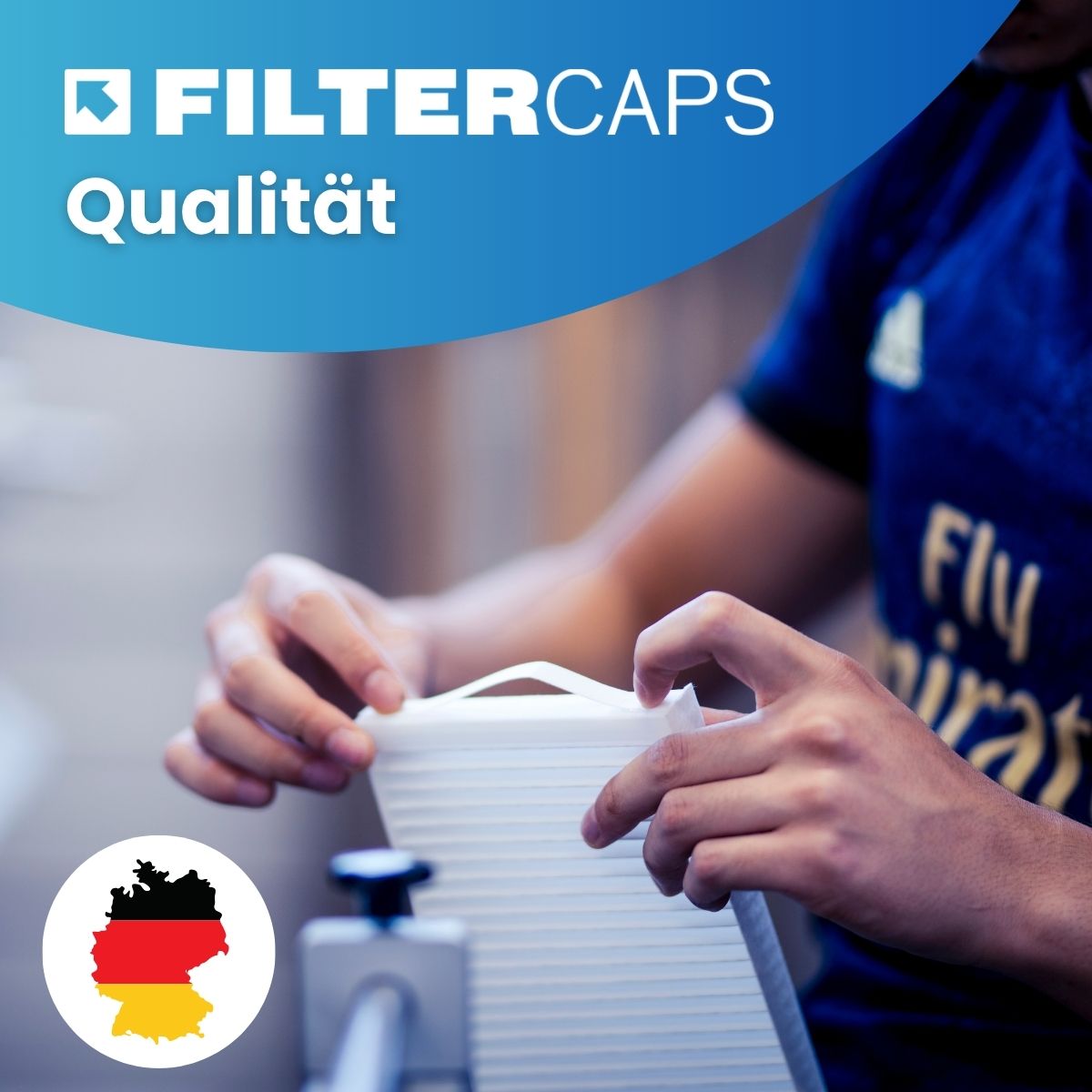 Constructa CleanAir Dunstabzugshauben-Filter 17006795 / CZ51DXA0X0 von FILTERCAPS