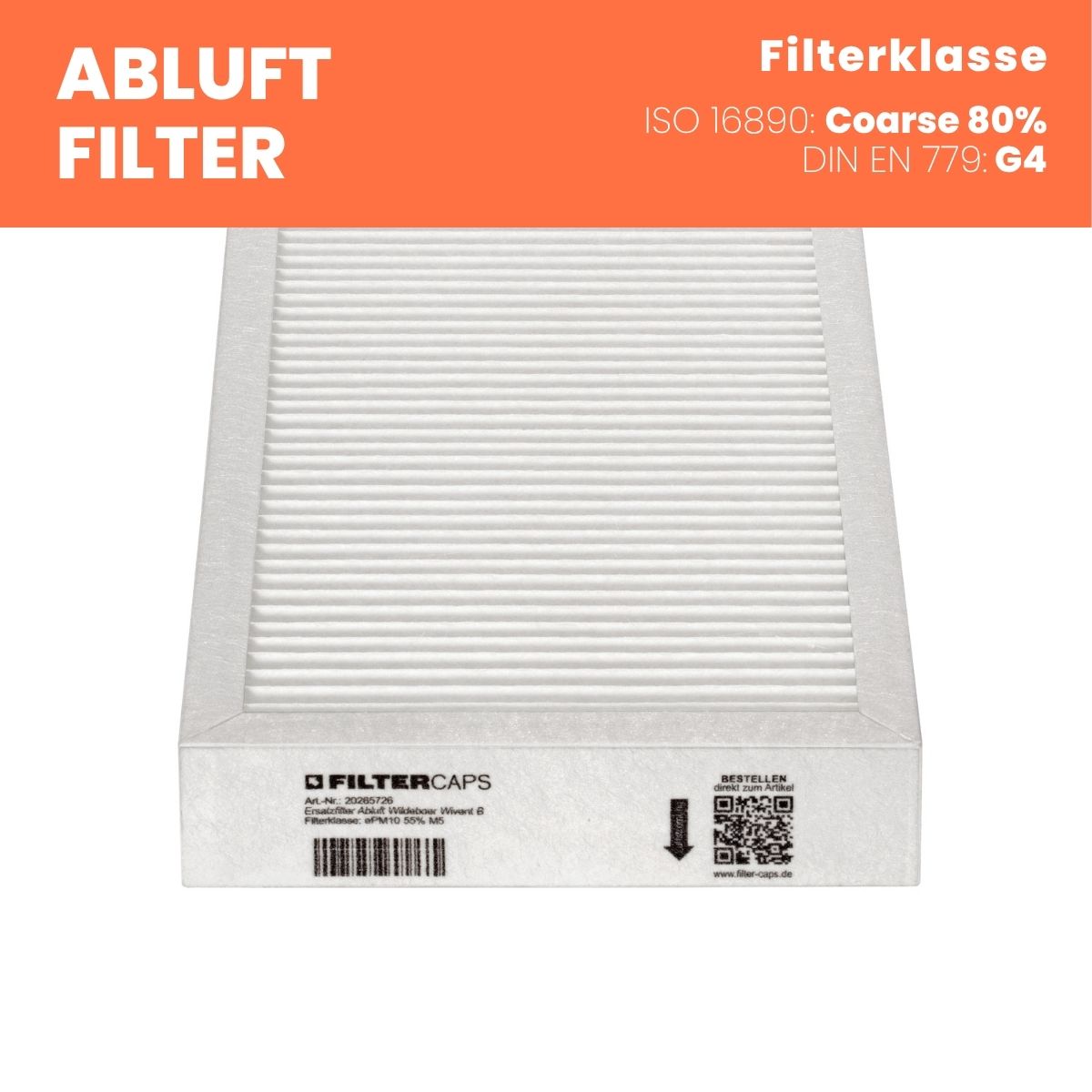 Filter passend für Wildeboer Wivent B - Ersatzfilter-Set 1x F7 Außenluft, 2x M5 Abluft