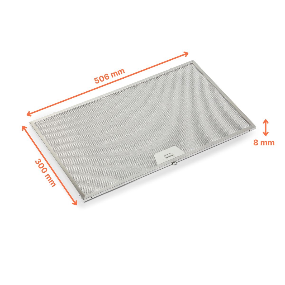 Electrolux Metall-Fettfilter 4055135349 von FILTERCAPS 506x300x8 mm