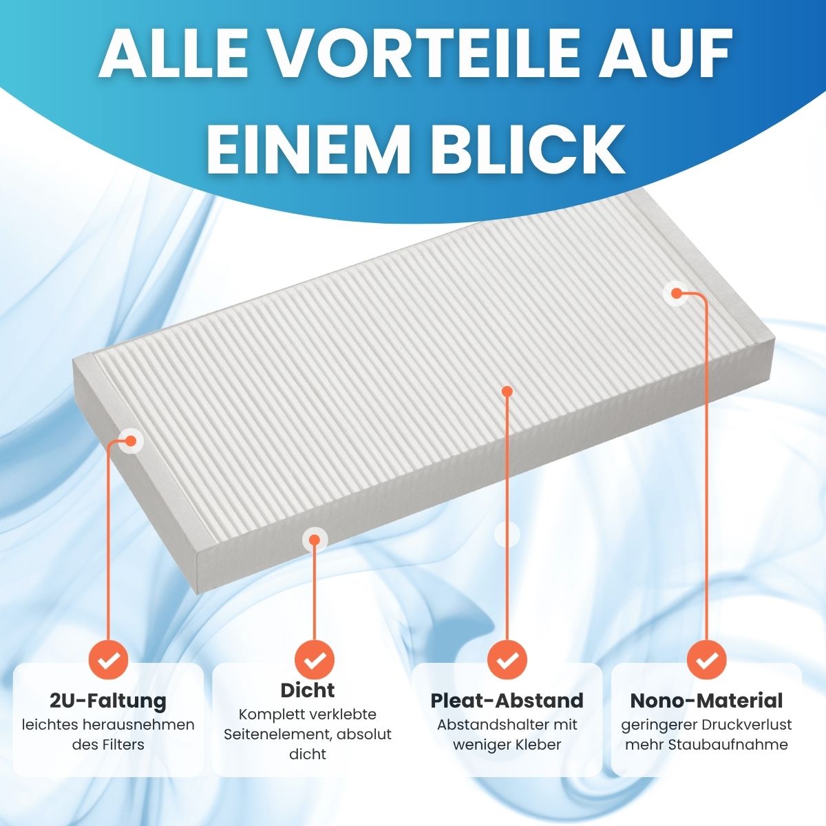 Proxon-Zimmermann FWT1, FWT2, P1, P2 - Ersatzfilter-Set 1x G4, 1x F7