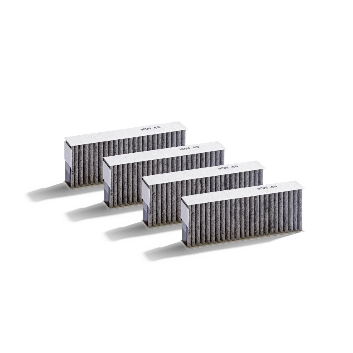 Siemens CleanAir Dunstabzugshauben-Filter 17004796 / HZ9VRCR0 - Premium-Set 4 St&uuml;ck von FILTERCAPS