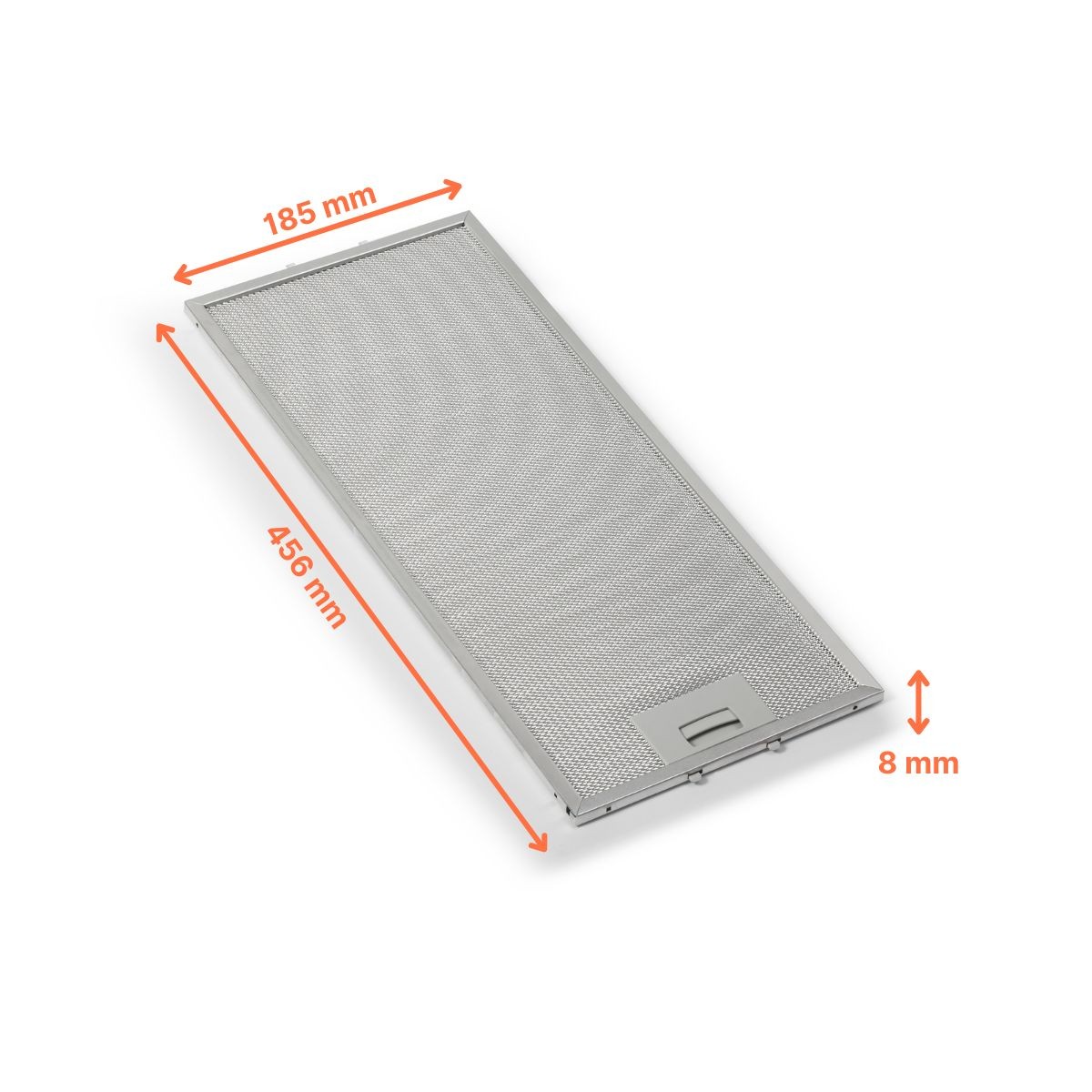 Essentiel B Metall-Fettfilter GRI0025433A von FILTERCAPS 456x185x8 mm