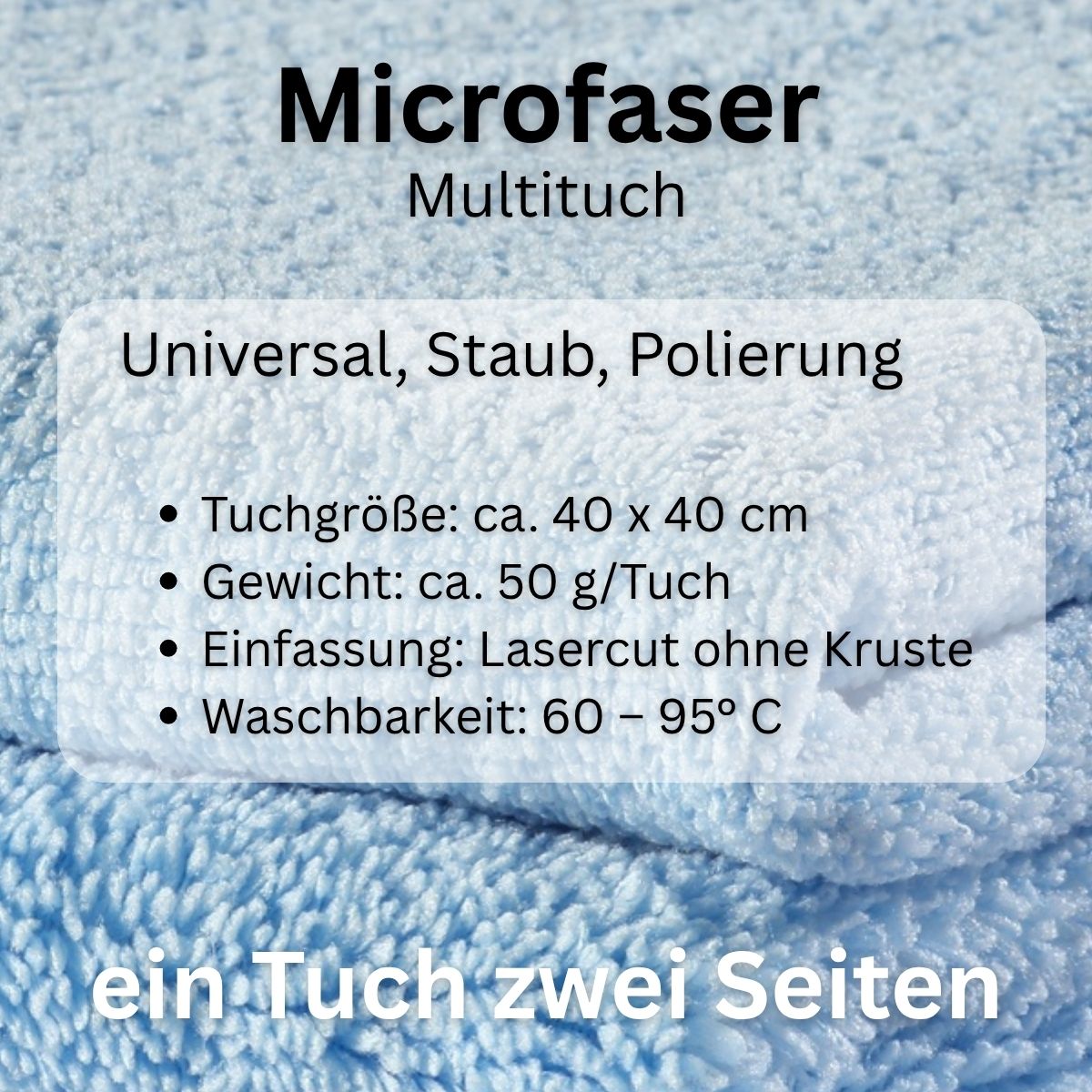 Mikrofaser Multituch mit Lasercut