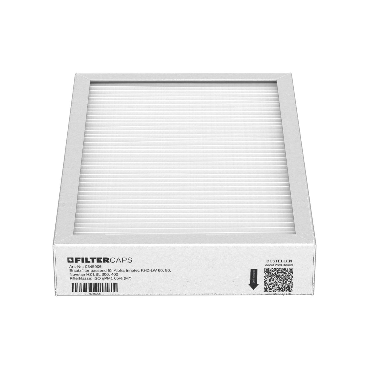 Novelan HZ LSL 300, 400 - Ersatzfilter-Set 2x F7
