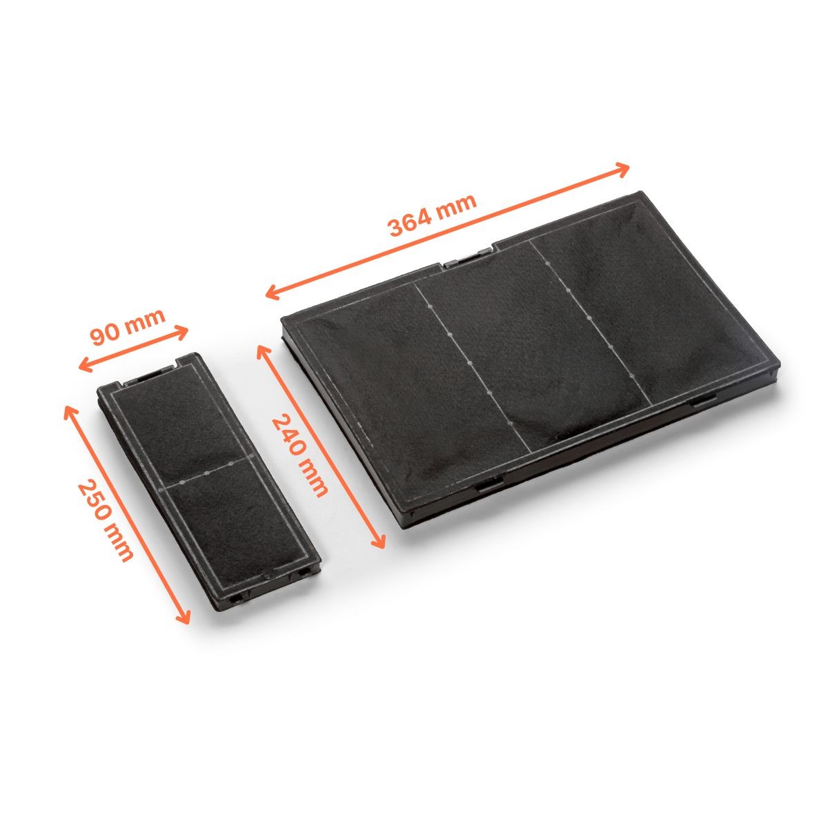 Aktivkohlefilter 17000965/11018700, Ersatzfilter, passend f&uuml;r Constructa-Ger&auml;te