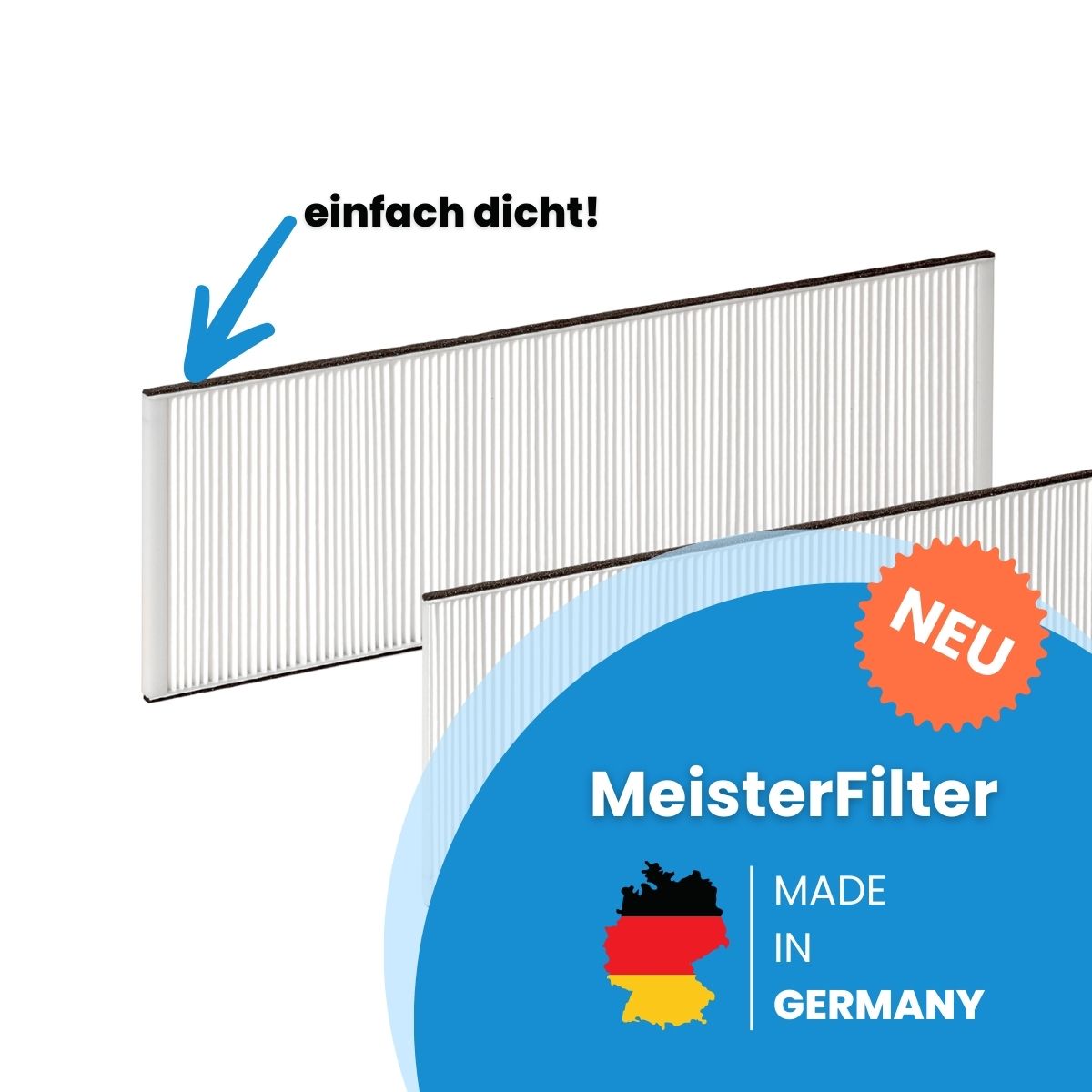 Zehnder ComfoAir 350, 500, 550 -  Ersatz Filterset 2x G4 Staubfilter f&uuml;r Wechselrahmen