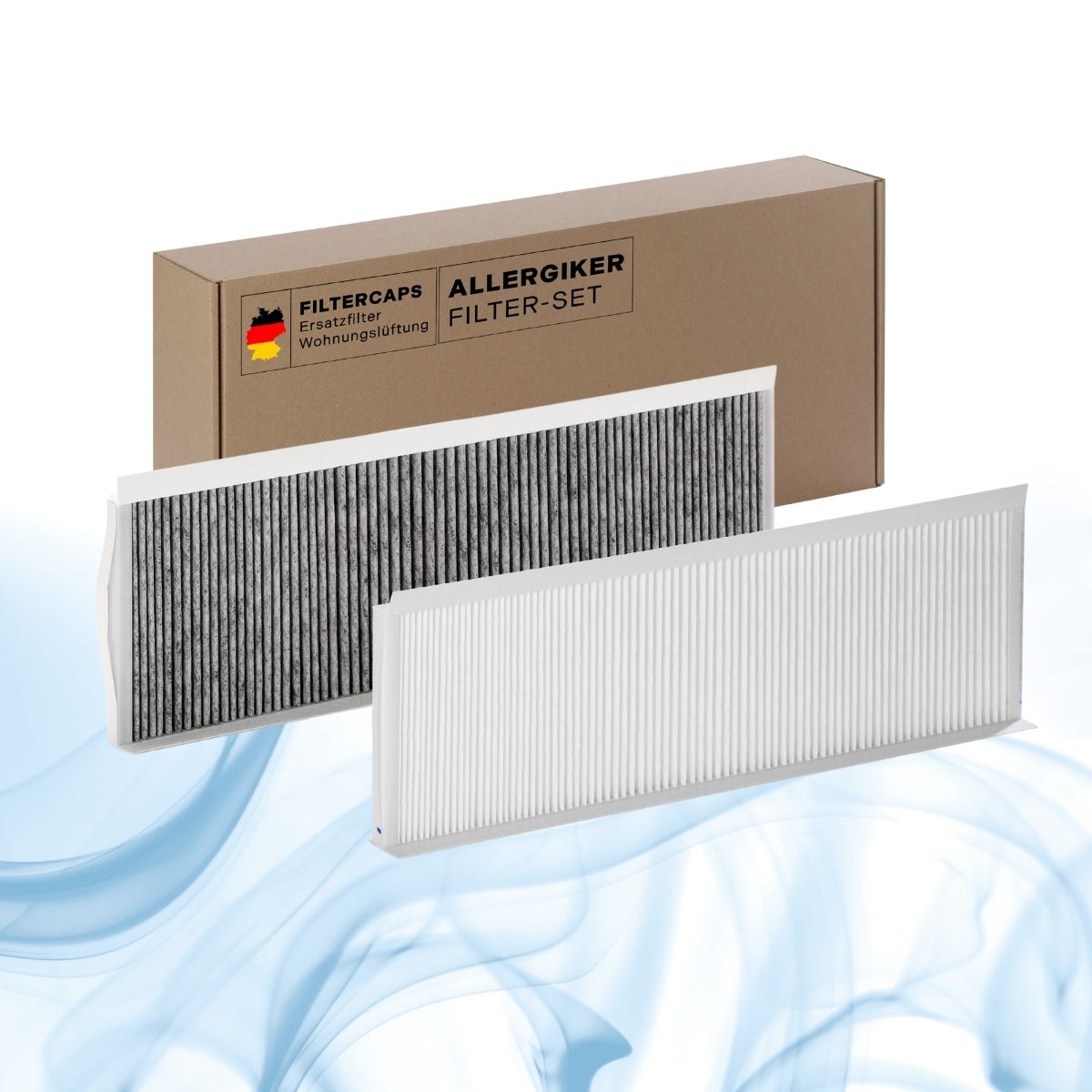 Zehnder ComfoAir Q350, 450, 650 - Ersatzfilter-Set 1x G4, 1x F7 AK