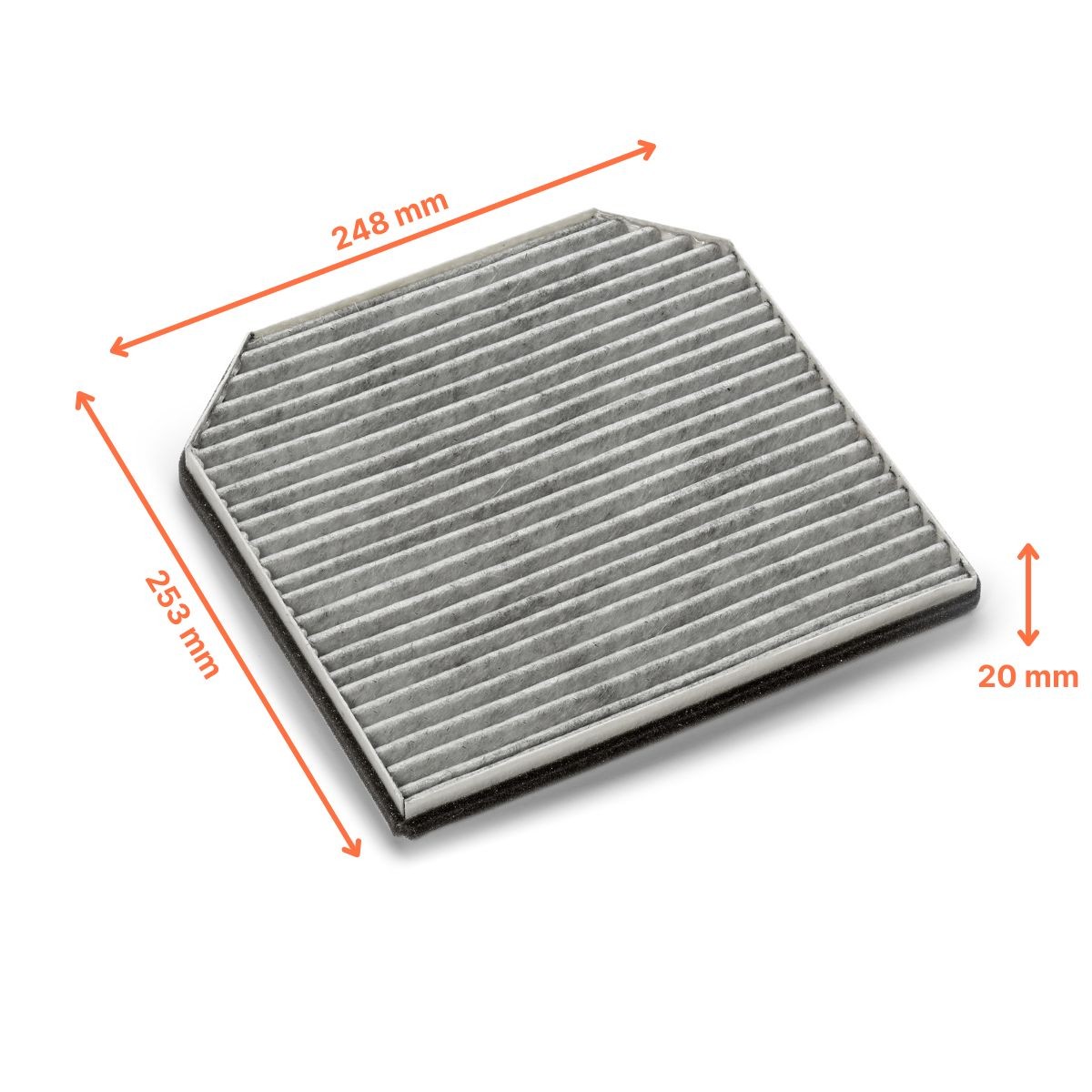 Aktivkohlefilter DKF 9-P, Ersatz von FILTERCAPS, passend f&uuml;r Miele-Ger&auml;te