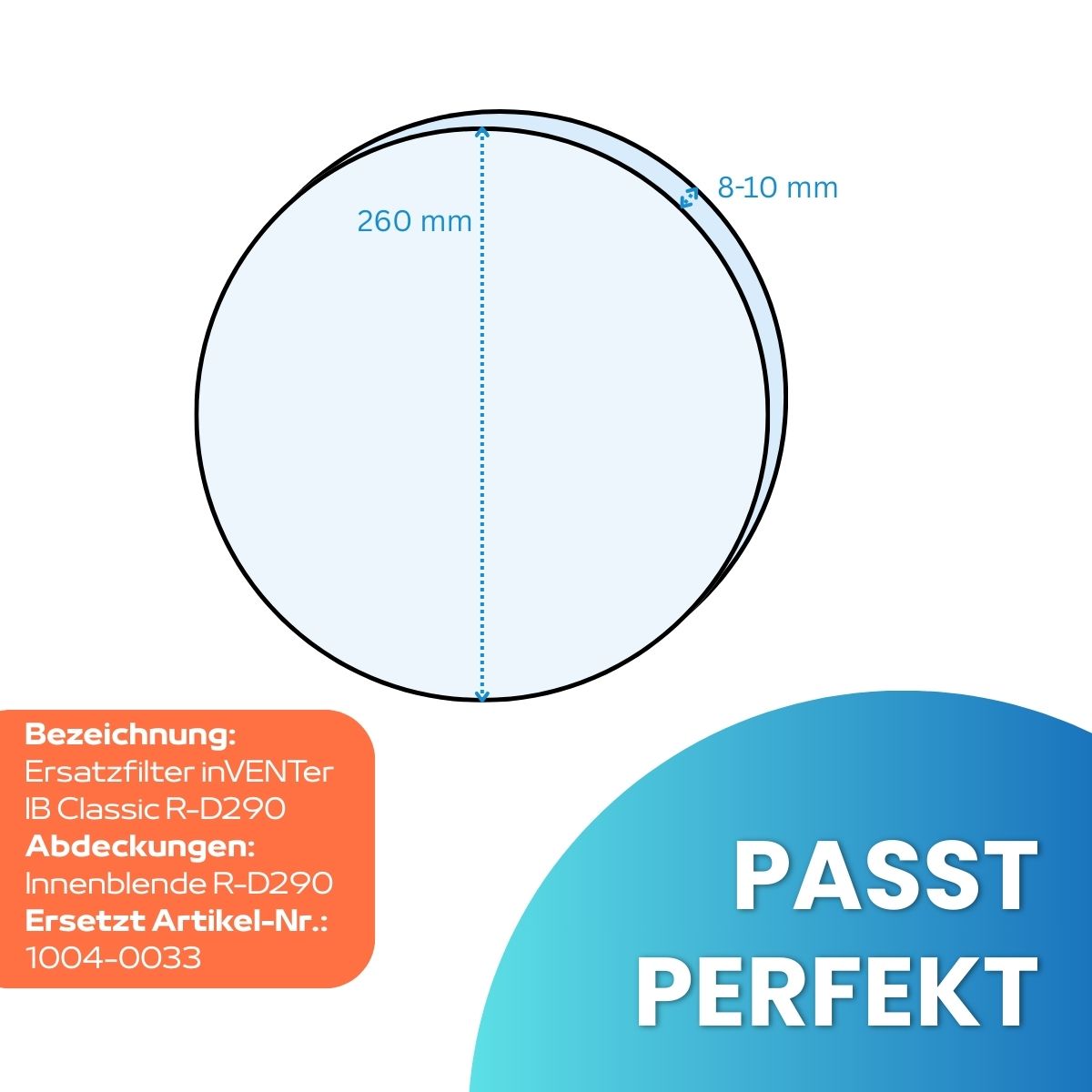 Inventer IB Classic - Ersatzfilter 10x G3