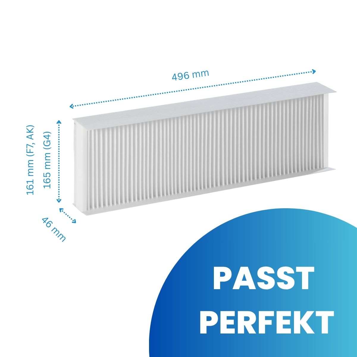 Vaillant RecoVAIR 260, 360 - MeisterFilter-Set 2x G4