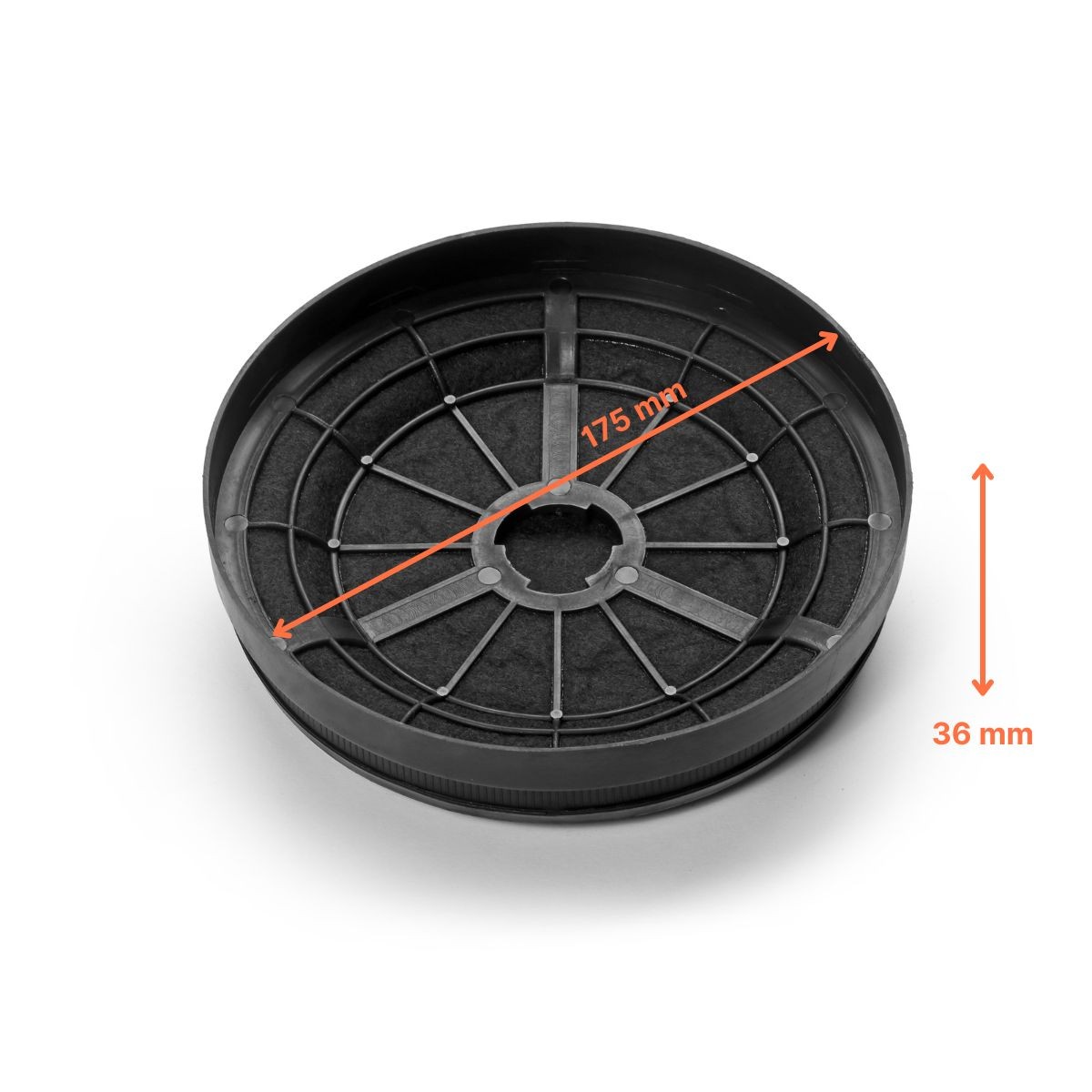 Aktivkohlefilter AS0015184, Ersatz von FILTERCAPS, passend für Sauter-Geräte