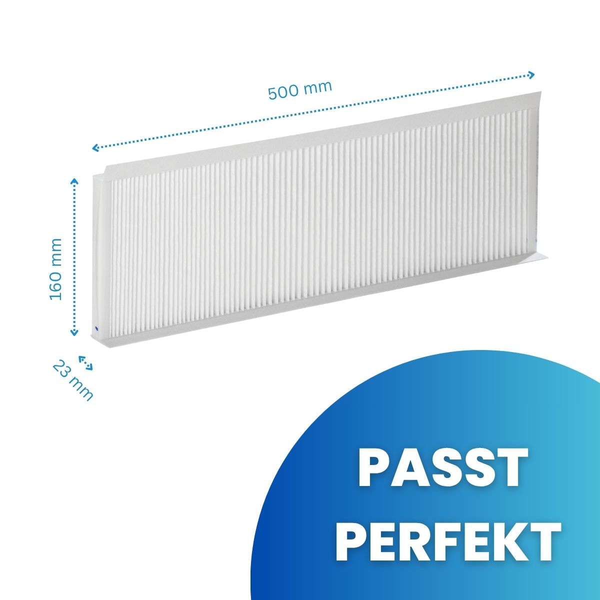 Filter passend für Wernig Q350, Q600 - Ersatzfilter-Set 2x G4