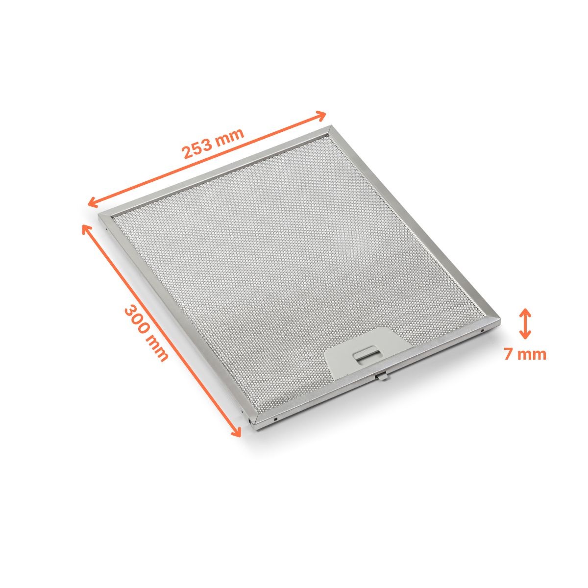 Hotpoint-Ariston Metall-Fettfilter C00059594 / 482000027080 von FILTERCAPS 300x253x7 mm