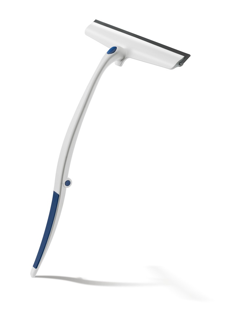 SLEEC Cleanline 360° Duschabzieher lang Blau/Weiss