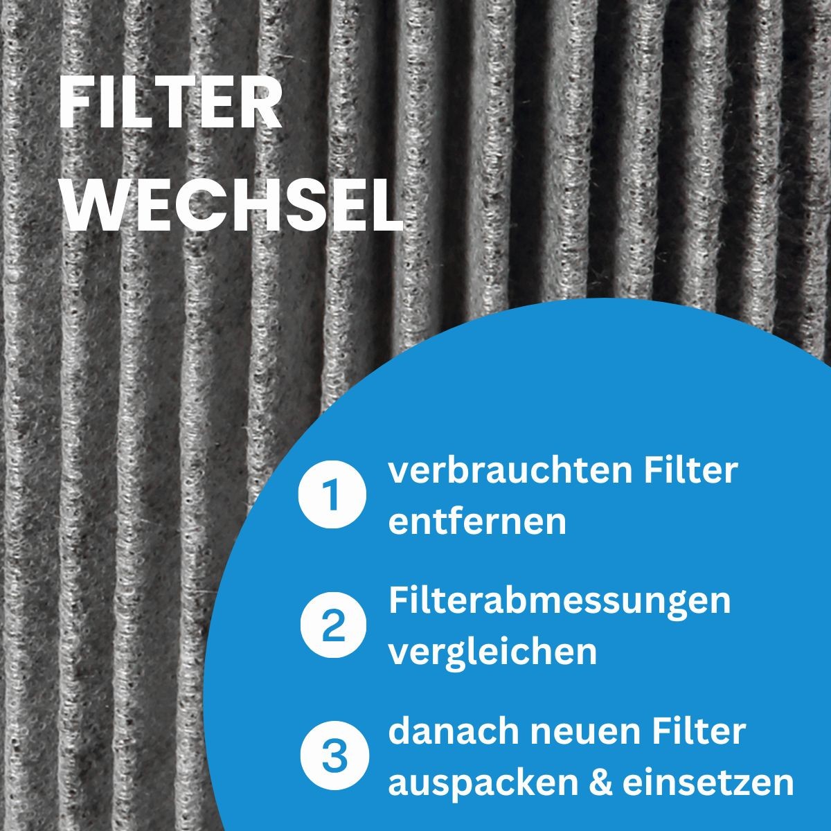Aktivkohlefilter 12026343/CFAC23640, Ersatzfilter, passend für Arcelik-Geräte
