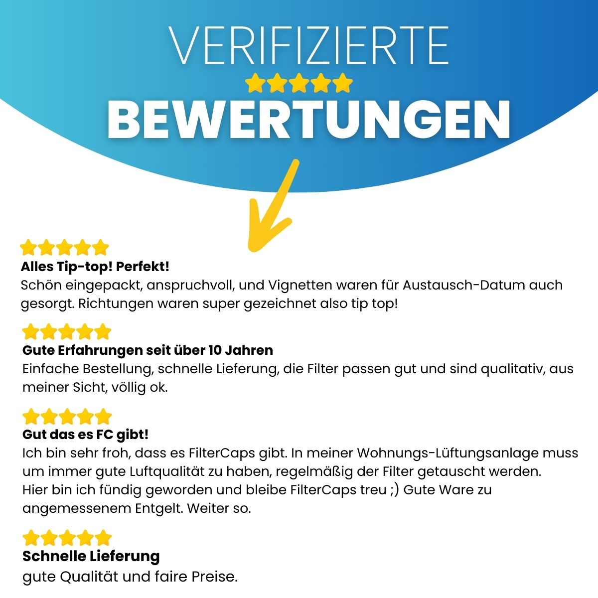 Brink Renovent Sky 150 - Ersatzfiltermatten-Set 10x G4