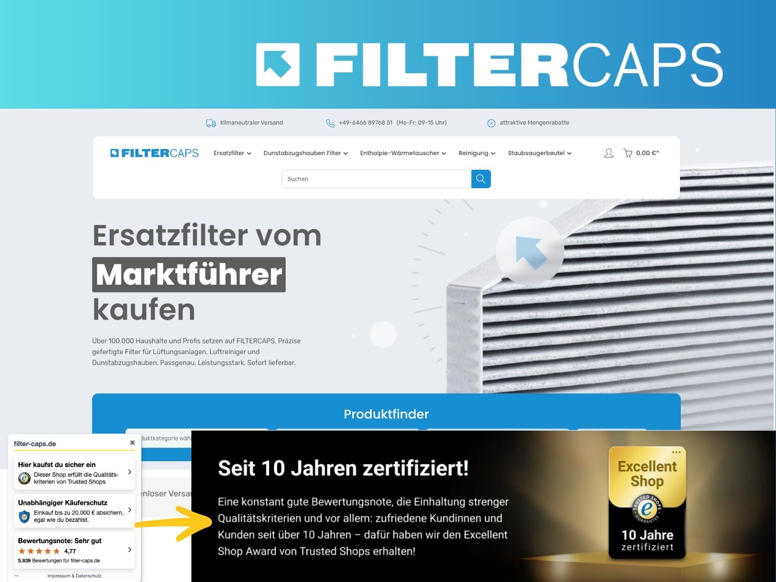 Filter passend für AEREX Reco-Boxx 3000 ZX-GF, 3500 ZX-GF - Ersatzfilter-Set 2x F7 Zuluft, 2x G4 Abluft