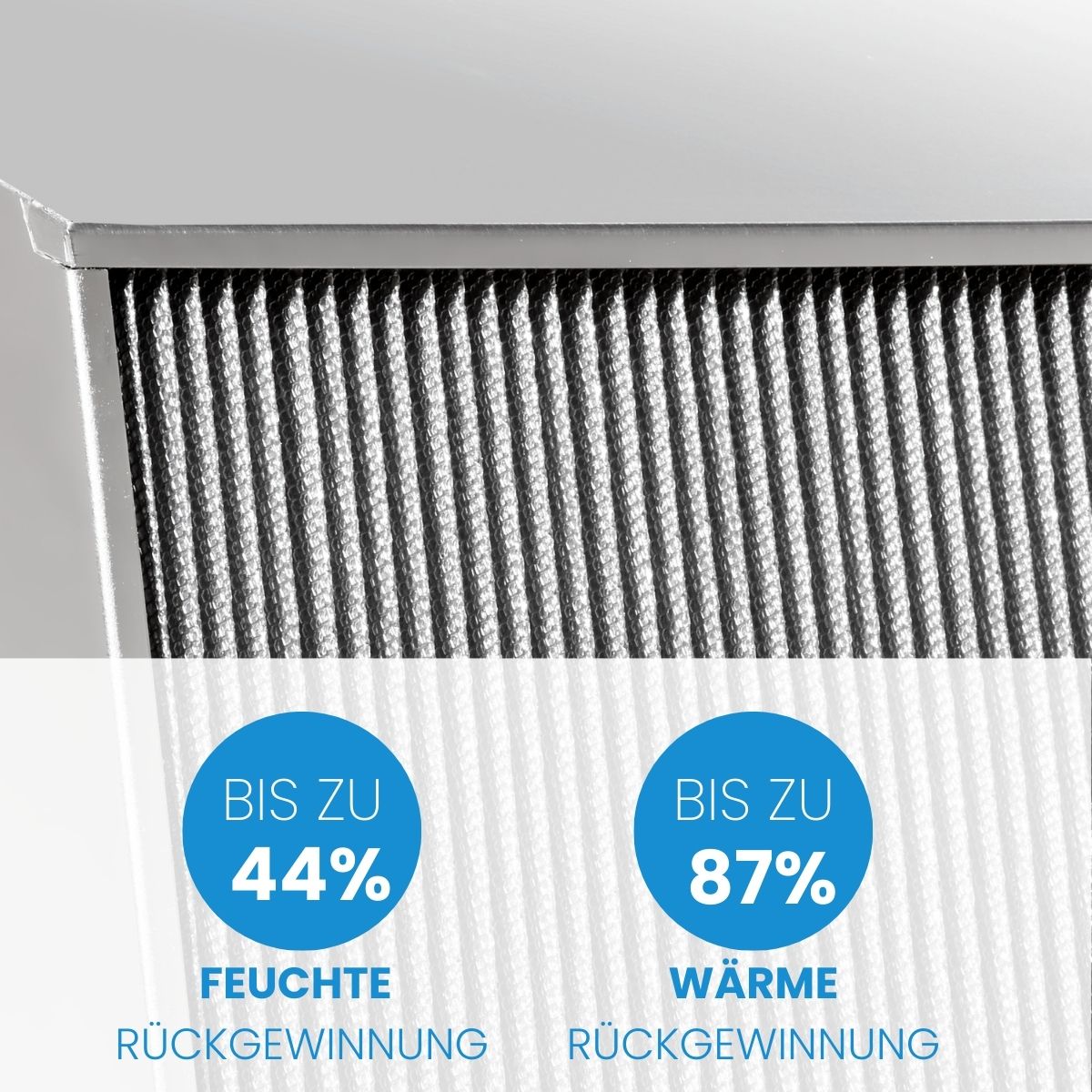 Tecalor TCO 2.5 und THZ 303, 304, 403, 404, 504-5.5-8.5, Enthalpie Wärmetauscher - Basic