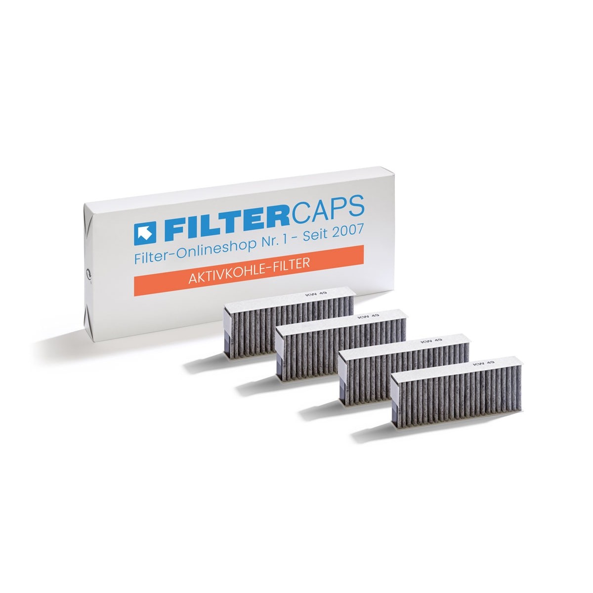 Siemens CleanAir Dunstabzugshauben-Filter 17004796 / HZ9VRCR0 - Premium-Set 4 St&uuml;ck von FILTERCAPS
