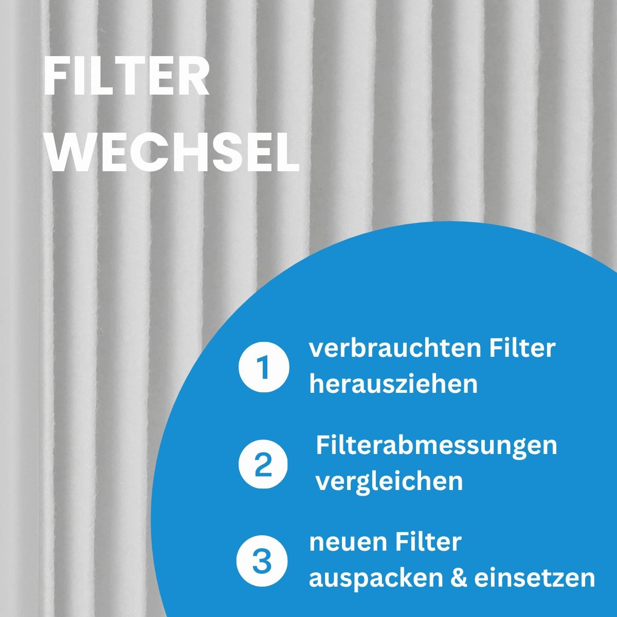 Paul Iso-Defrosterheizung DN160-2000W - Ersatzfilter 1x G4